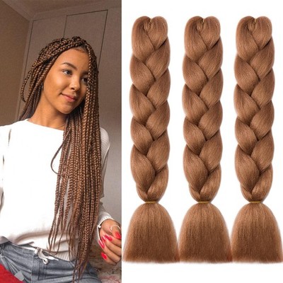 Braids Extensions Kunsthaar Haare zum Einflechten 3 pack 24'' Ombre Jumbo Brai...