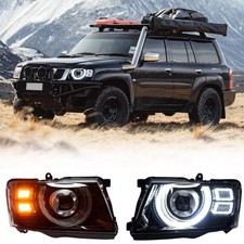 For Nissan Patrol Y61 2005-2022 Led Headlight Headlamps Front Drl Turn Signal For Nissan Patrol Y61 2005-2022 Led Headlight Headlamps Front Drl Turn Signal
