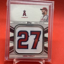 #JNM-MT Mike Trout 2022 Topps Player Jersey Number Medallion