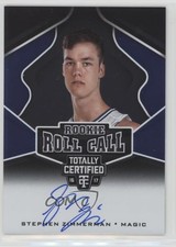 2016-17 Panini Totally Certified Rookie Roll Call Stephen Zimmerman #40 Auto 2b2