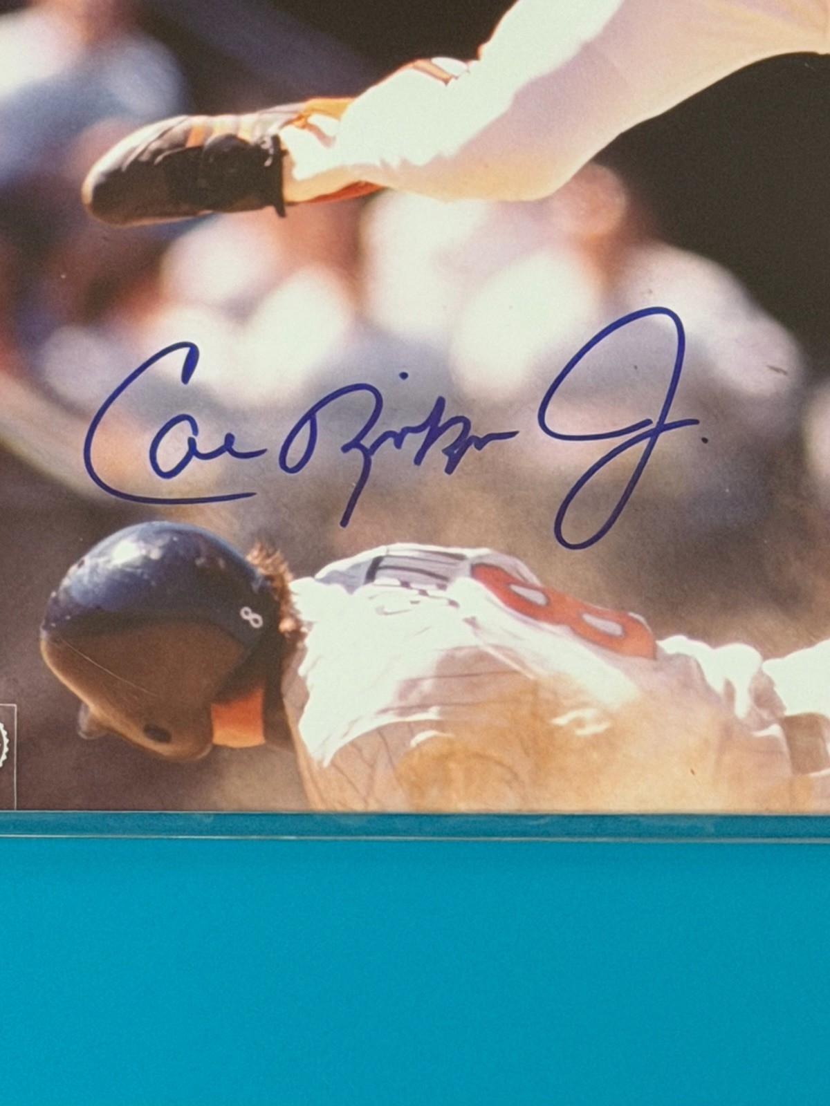 Cal Ripken Jr. PSA/DNA Signed 8x10 Photo PSA HOF AUTO Autograph! CLASSIC DEFENSE view 3