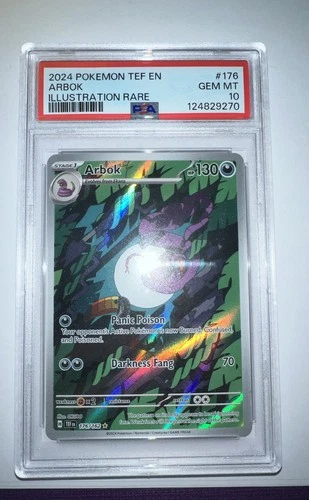 Arbok 176/162 SV05: Temporal Forces Holo PSA 10