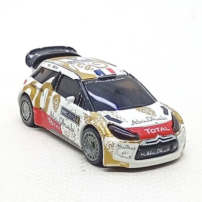 Custom Car from MJ Citroen DS3 WRC Abu Dhabi no.4 (Changed Wheels) 1:64 3'' C071