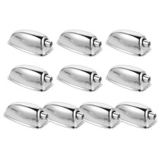 Silver Metal Drum Lug Triangle Ears 10Pcs Durable Snare Drum Replacement Parts