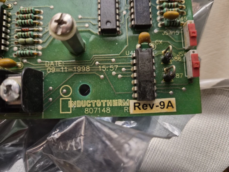 Inductotherm Z Board REV 7A IP# 808602A - Image 3 of 4