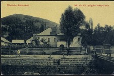 ROMANIA 1906-20 ZALATNA, ZLATNA, HU ROYAL PUBLIC SCHOOL unused
