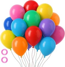 12inch, 105pcs Colorful Rainbow Party Latex Balloons