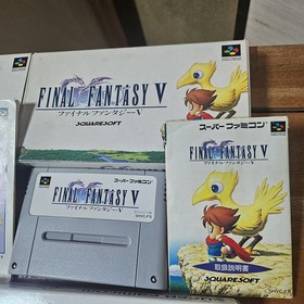 Sf4 Nintendo Super Famicom Chrono Trigger Final Fantasy IV V VI set Japan SFC