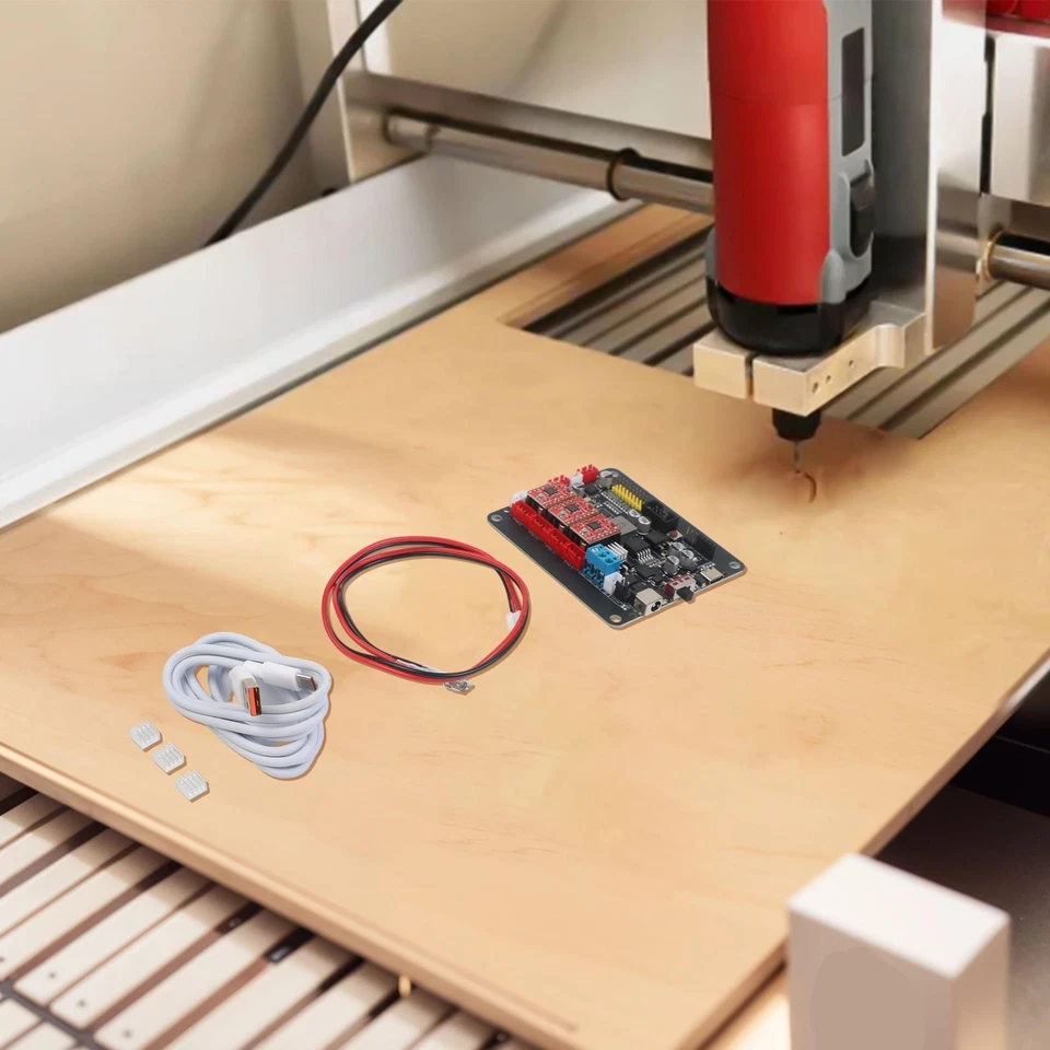 Scheda controller CNC di alta qualità per router X/Y/Z supporto motore passo-pa - Immagine 3 di 4