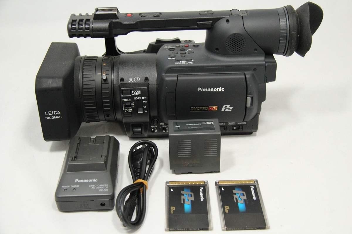 Panasonic HVX200P P2 Memory Camcorder Package