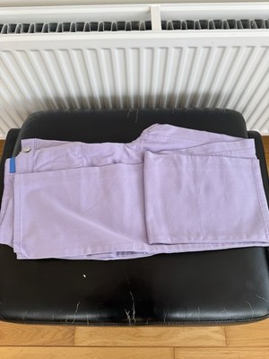 Escada Sport Lilac Trousers EU 44 Stretch Cotton Twill Straight Leg Jeans