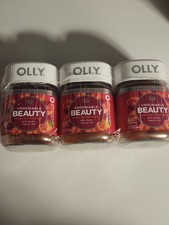 3 Pack OLLY Undeniable Beauty Gummies 60ct Hair Skin Nails Biotin New
