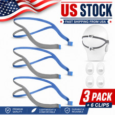 Replacement Headgear strap for ResMed Airfit P10 Nasal Pillow CPAP Mask 3 Pcs