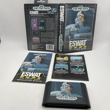 ESWAT City Under Siege (Sega Genesis, 1990) Authentic Complete Tested CIB