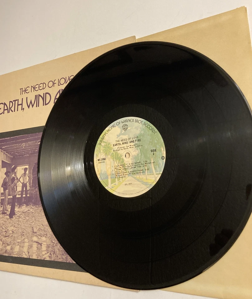 Earth Wind Fire Vinyl LP LOT Need Of Love I Am Faces Open Our Eyes Electric - Image 4 of 4