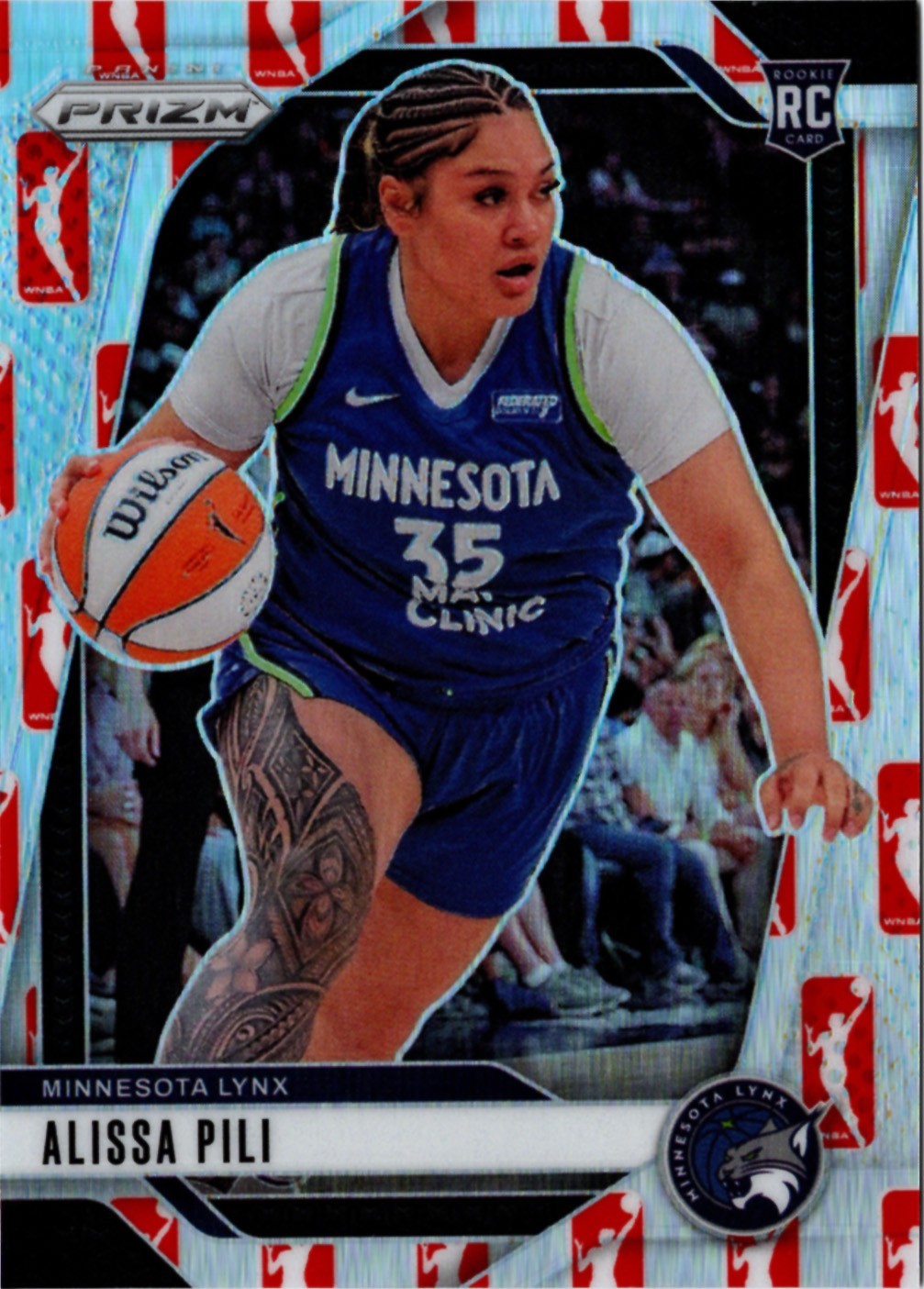 Alissa Pili 2024 Panini WNBA Prizm WNBA Logo #83