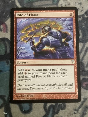 MTG Rite of Flame Coldsnap (96/135) Regular Common Magic The Gathering