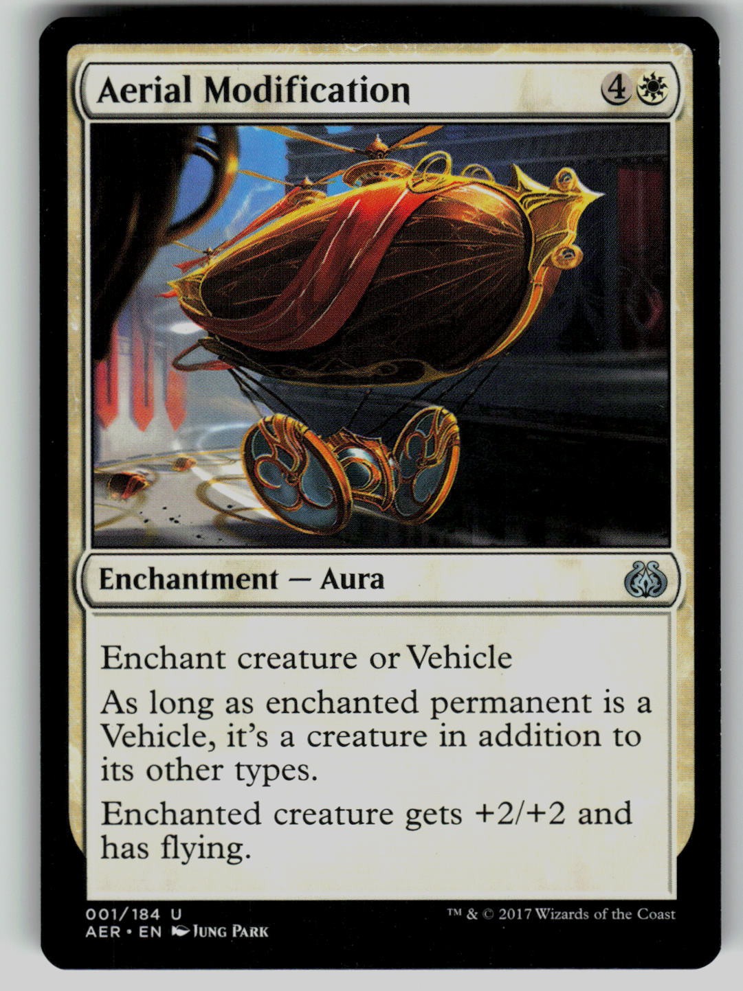 Aerial Modification 1 Aether Revolt Magic: The Gathering Uncommon