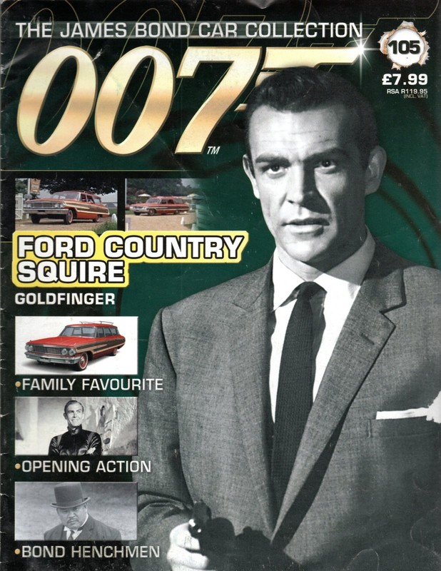 James Bond Car Collection #105 Magazine Featuring Ford Country Squire
