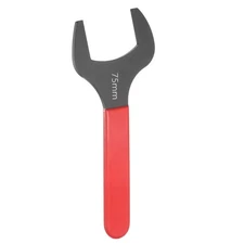 Single Open End Wrench 75mm Metric U-Shaped Spanner with Red Shank