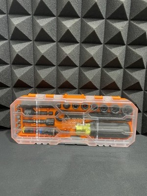 Klein Tools 65300KNECT Driver Socket Bit Set w/ Case Pre-Owned
