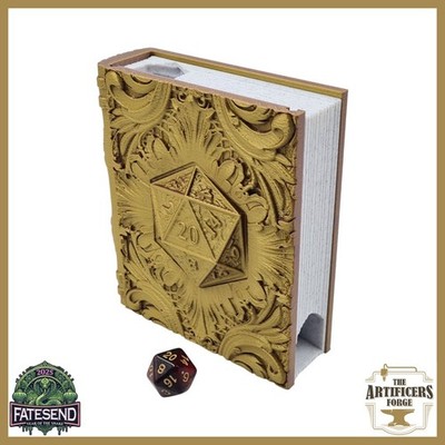 Würfelturm | Würfelablage | Würfelaufbewahrung für RPG TTRPG DnD - Critical Roll Tome