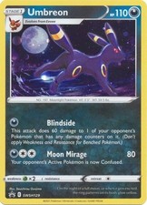 1x Umbreon - SWSH129 - SWSH Black Star Promos Moderately Played Pokemon SWSH Bla on eBay