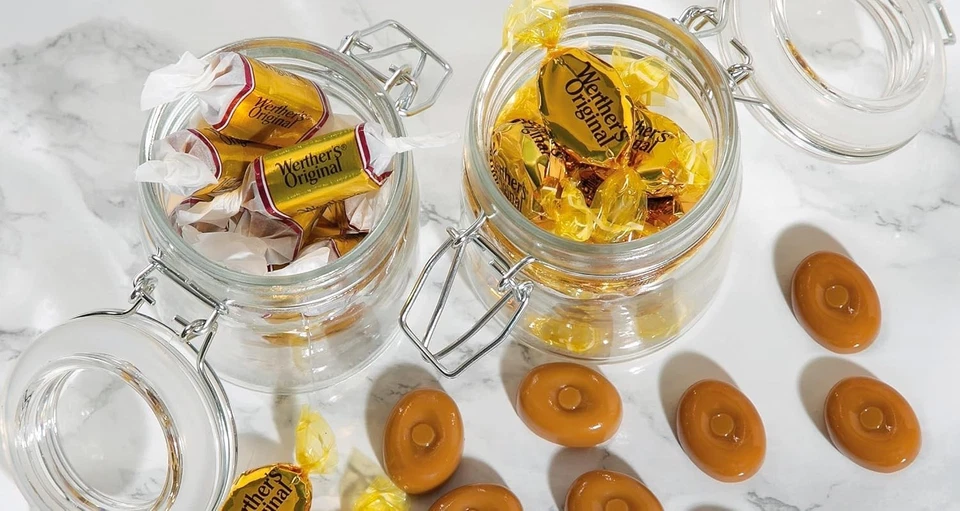 Werther's Original Creamy Filling Sweet,Smooth Caramel,Gluten-FreeVegetarian,1KG - Image 4 of 4