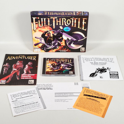 Full Throttle Limited Edition Windows PC Computer Complete Big Box CIB
