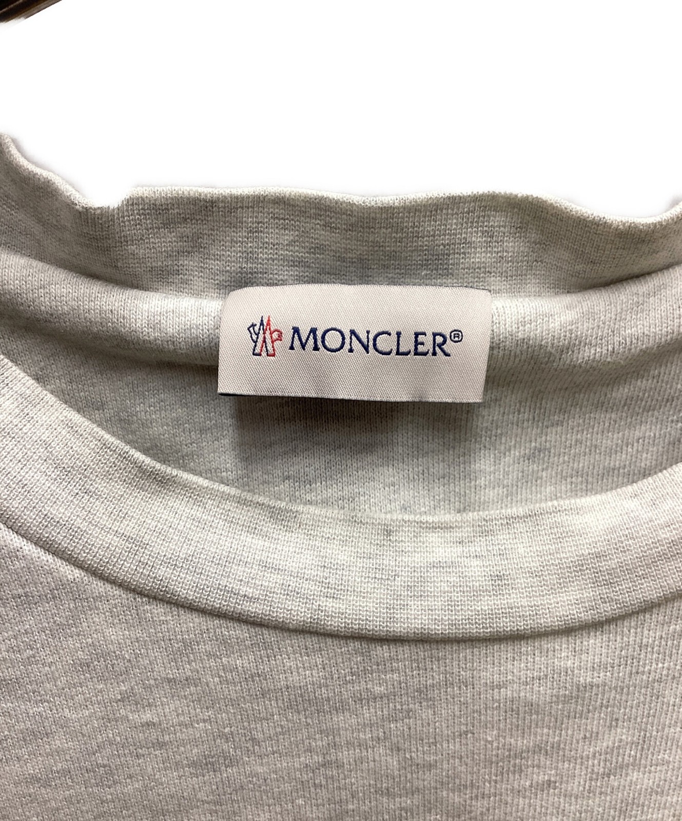 MONCLER/Logo Embroidered Sweatshirt Gray Size: L thumbnail 3