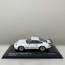Minichamps Porsche 911 Carrera 3.0 1/43 Scale White Model Car