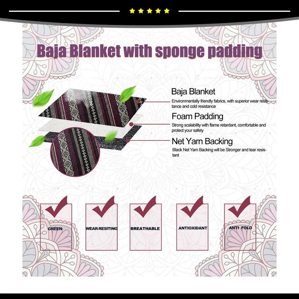 Универсальное переднее ведро в 1 полоску для чехла на сиденье седловое одеяло с крючком - Изображение 4 из 4