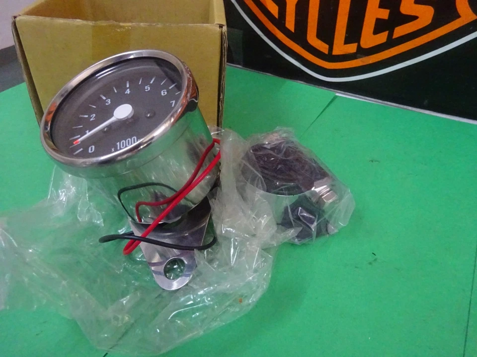 Harley Davidson SPORTSTER Rpl MECHANICAL MINI TACHOMETER - Image 2 of 4
