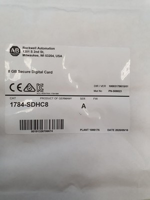 1784-SDHC8 High Capacity Secure Digital Card GENUINE