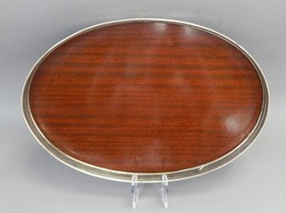 Vassoio piatto traforato vintage Revere argento sterling argentieri formica picwood