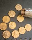 1955-S Uncirculated BU Lincoln Wheat Cent Penny Roll