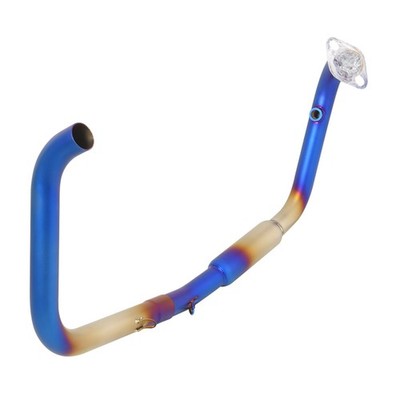 For Benelli TNT135 TNT125 2017-24 Blue Replace Header Exhaust Front Link Pipe