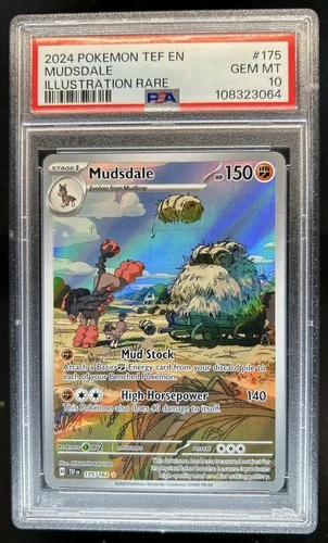 2024 Pokemon Temporal Forces Mudsdale #175/162 PSA 10 GEM MINT