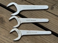 3pc Armstrong 1-1/2" 1-5/8" 1-7/8" Service Wrench set 1248 1252 1260 Made in USA