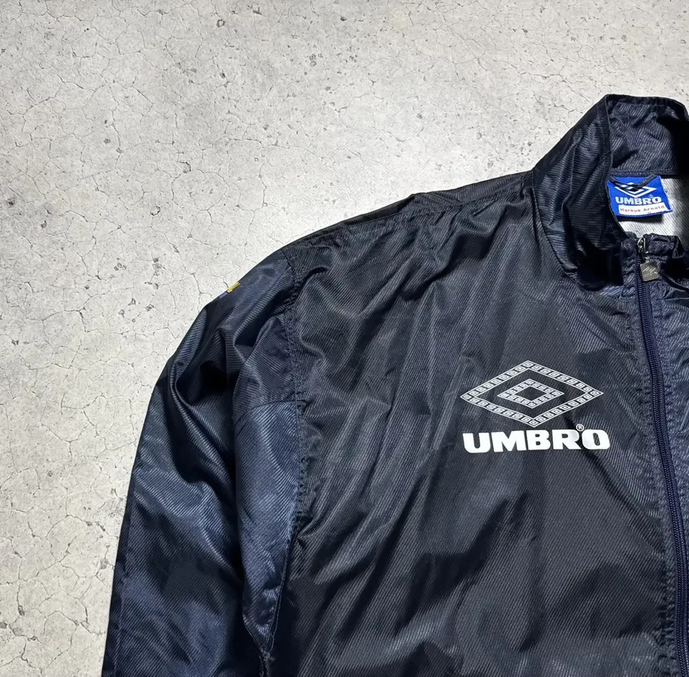 Umbro Pro Training Big Logo Nylon Light Jacket Vintage | eBay