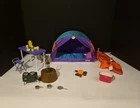 Vintage Barbie Campin' Gear Playset Coleman Camping Gear Mattel 2001