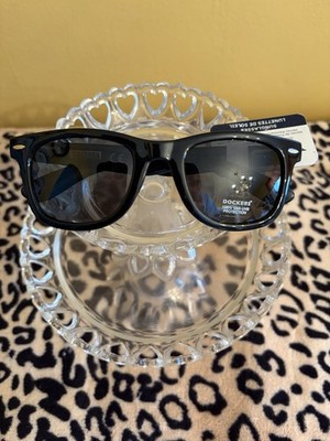 DOCKERS Unisex Black Sunglasses 14103LDM009 100% UV Protection 10264032 CGR