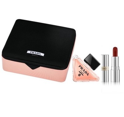 Prada Beauty Pouch, Mini Paradoxe EDP & Mini Lipstick, New! | eBay