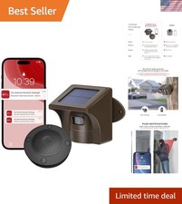 Pro 3 Smart Solar Driveway Alarm System 2.4G Wi-Fi, App Push Notifications, 1...