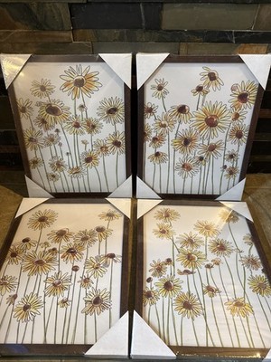 Art3d Botanical Plant Wall Art Prints 4-Piece Set Flower New FAST SHIPPING