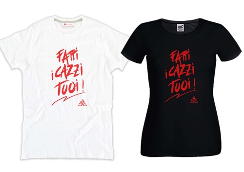 T-shirt Vasco rossi Blasco Fatti i Cazzi tuoi nera bianca uomo donna anni 80 90 - Afbeelding 5 van 17