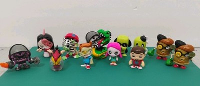 FGTeeV Mini Figure Lot 10 Bonkers Toys Duddy Funnel Boy Derpy Bacon 3  Figures