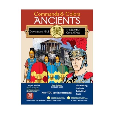 GMT Commands & Colors Expansion #3 - Roman Civil Wars Box VG+/NM