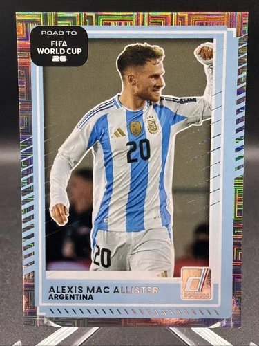 Panini 2025-26 Donruss Road to FIFA World Cup Alexis Mac Allister ARG #156 Maze