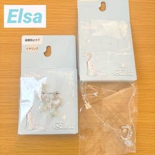 Elsa necklace earring set Frozen d89e52